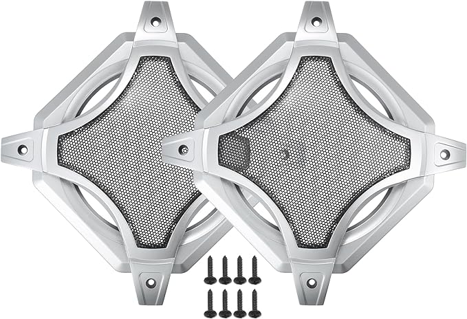 Motoforti Car Audio Speaker Cover, Mesh Subwoofer Grill Horn Guard