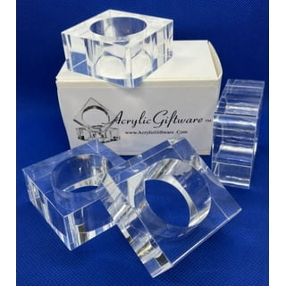 Napkin Rings in Table Linens Clear Walmart