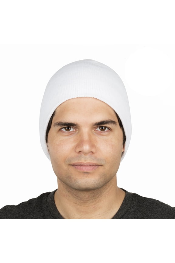 ACRYLIC-RIB-KNIT-CAP-8-WHITE