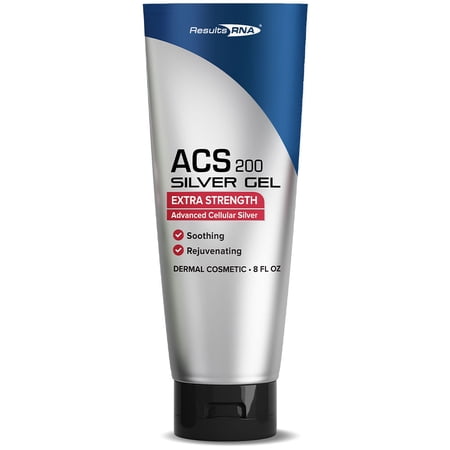 ACS 200 Silver-Glutathione Gel Extra Strength 8 oz - Healing & Soothing Face + Body Gel