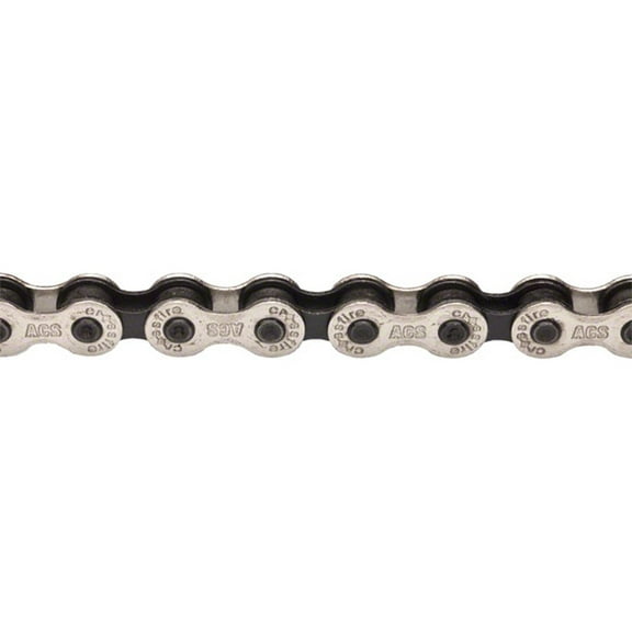 ACS Crossfire Single Speed Chain 1/8" Silver Black 106L Track Fixed BMX Bike