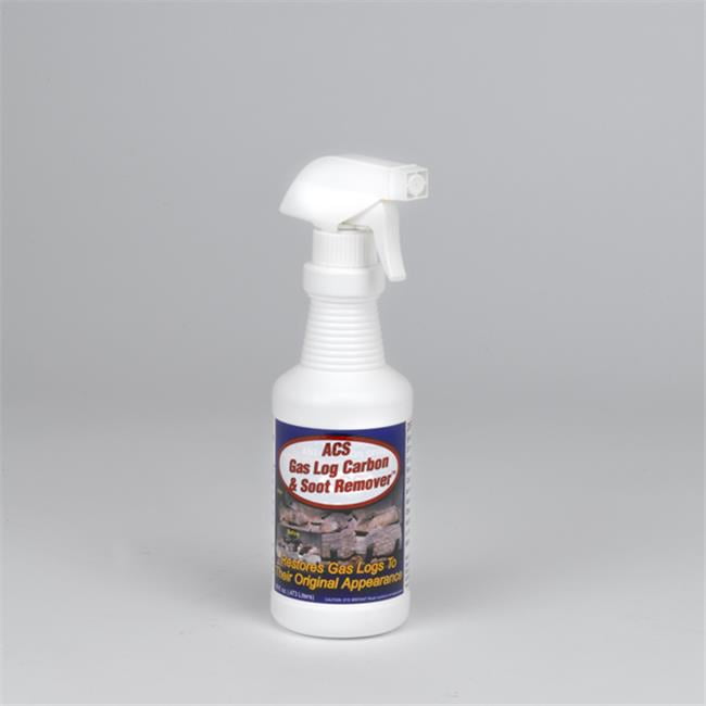 ACS Gas Log Cleaner Removes Carbon and Soot From Fireplace Gas Logs 1