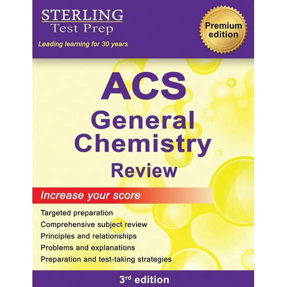 ACS General Chemistry: Comprehensive Review, ACS Examination in General Chemistry Prep Book, (Paperback)