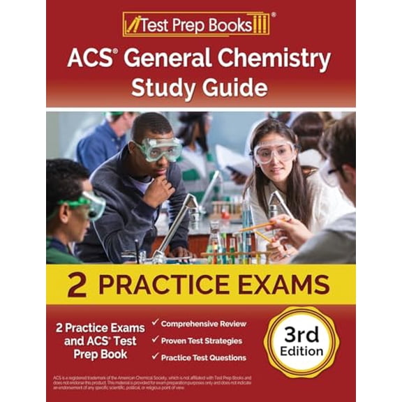 Pre-Owned ACS General Chemistry Study Guide: 2 Practice Exams and ACS Test Prep Book [3rd Edition] (Paperback) 1637759223 9781637759226