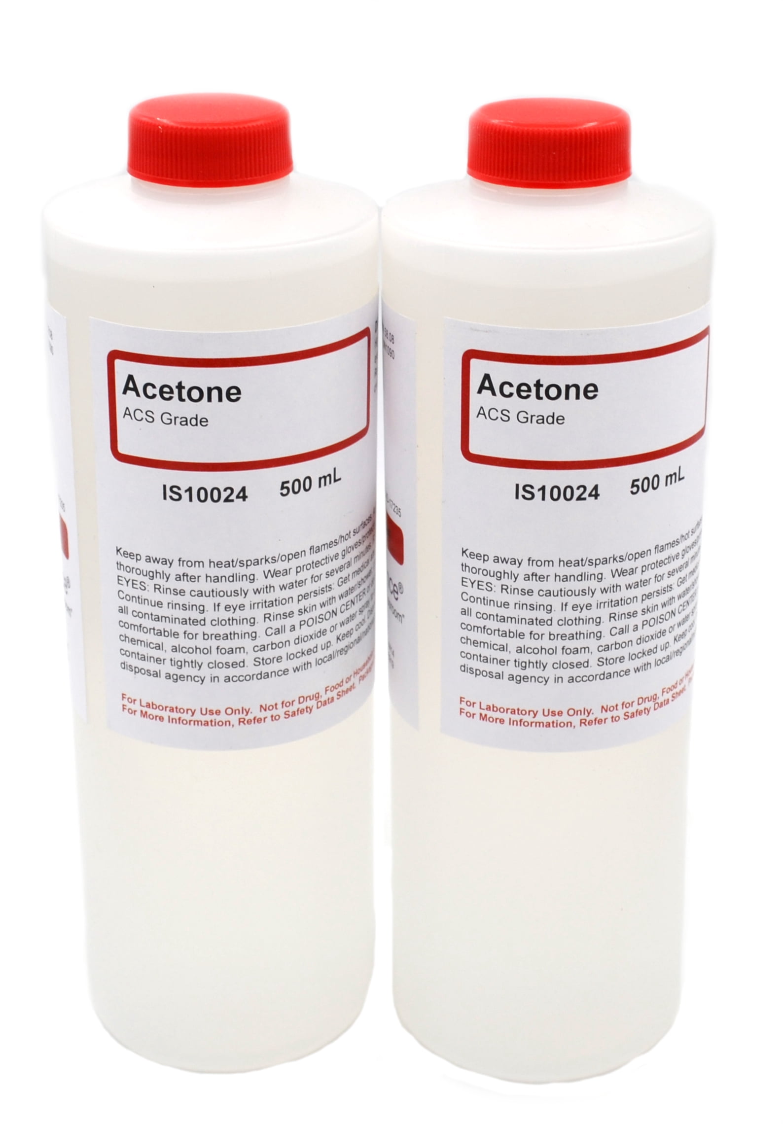 ACS-Grade Acetone, 500mL, Case of 2 - The Curated Chemical Collection