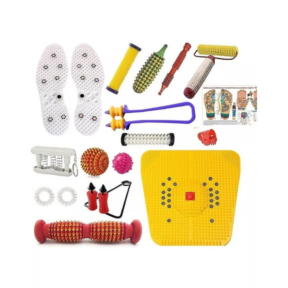 ACS MART Manual Acupressure Kits Combo for Blood Circulation, Multicolor