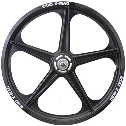 ACS Z Mag 5-Spoke BMX Bicycle Rear Wheel with Hub & Rims, Black ACS Z Mag 5-Spoke BMX Bicycle Rear Wheel with Hub & Rims, Black