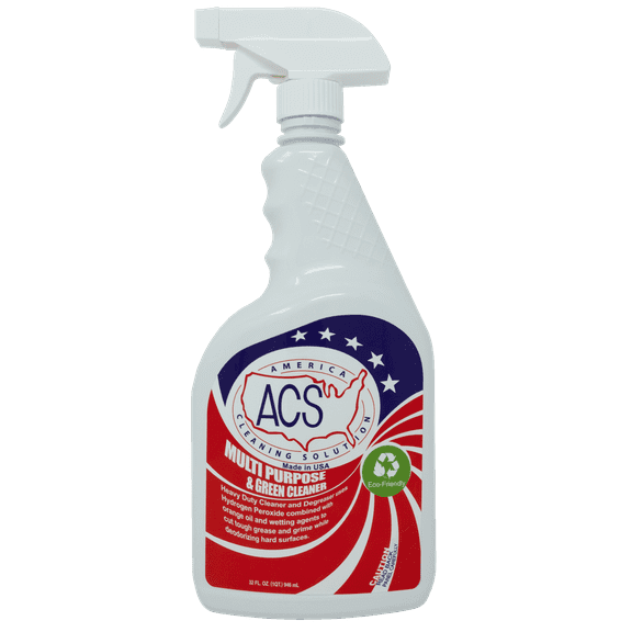 ACS Multi Surface Green Cleaner & Degreaser 32oz Spray