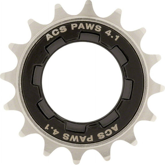 ACS PAWS 4.1 Freewheel 16T 16 Tooth 3/32 Nickel Bike Bicycle Replacement Gear