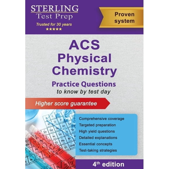 ACS Physical Chemistry: Practice Questions for ACS Physical Chemistry Exam, (Paperback)