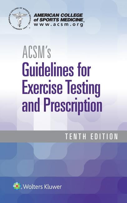 ACSM's Guidelines 10e spiral and Certification Review 5e Package ...