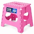 thumbnail image 1 of ACSTEP 11" Folding Step Stool for Adults Lightweight Stepping Stool Foldable Step Stool Hold up to 300lbs Non Slip Collapsible Stool, 1 of 8