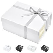 ACSTEP 5 Pack Gift Boxes for Lids, Magnetic Gift Box for Present, Christmas Gift Box 9.5*7*4 Inch, White