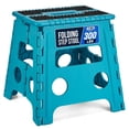 thumbnail image 1 of ACSTEP Folding 13 Inch Premium Heavy Duty Foldable Step Stool Dot Blue, 1 of 10
