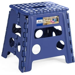 FANMATS Louisiana State University Plastic Folding Step Stool with 250 lb. Load Capacity 14x13