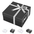 thumbnail image 1 of ACSTEP Gift Box with Ribbon, 5pcs Birthday Gift Box with Magnetic Lids for Wedding, Mother's Day Gift Boxes,8*8*4 inches, Black, 1 of 10