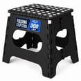 thumbnail image 1 of ACSTEP 11" Folding Step Stool for Adults Lightweight Stepping Stool Foldable Step Stool Hold up to 300lbs Non Slip Collapsible Stool, 1 of 8