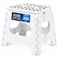 thumbnail image 1 of ACSTEP 11" Folding Step Stool for Adults Lightweight Stepping Stool Foldable Step Stool Hold up to 300lbs Non Slip Collapsible Stool, 1 of 8