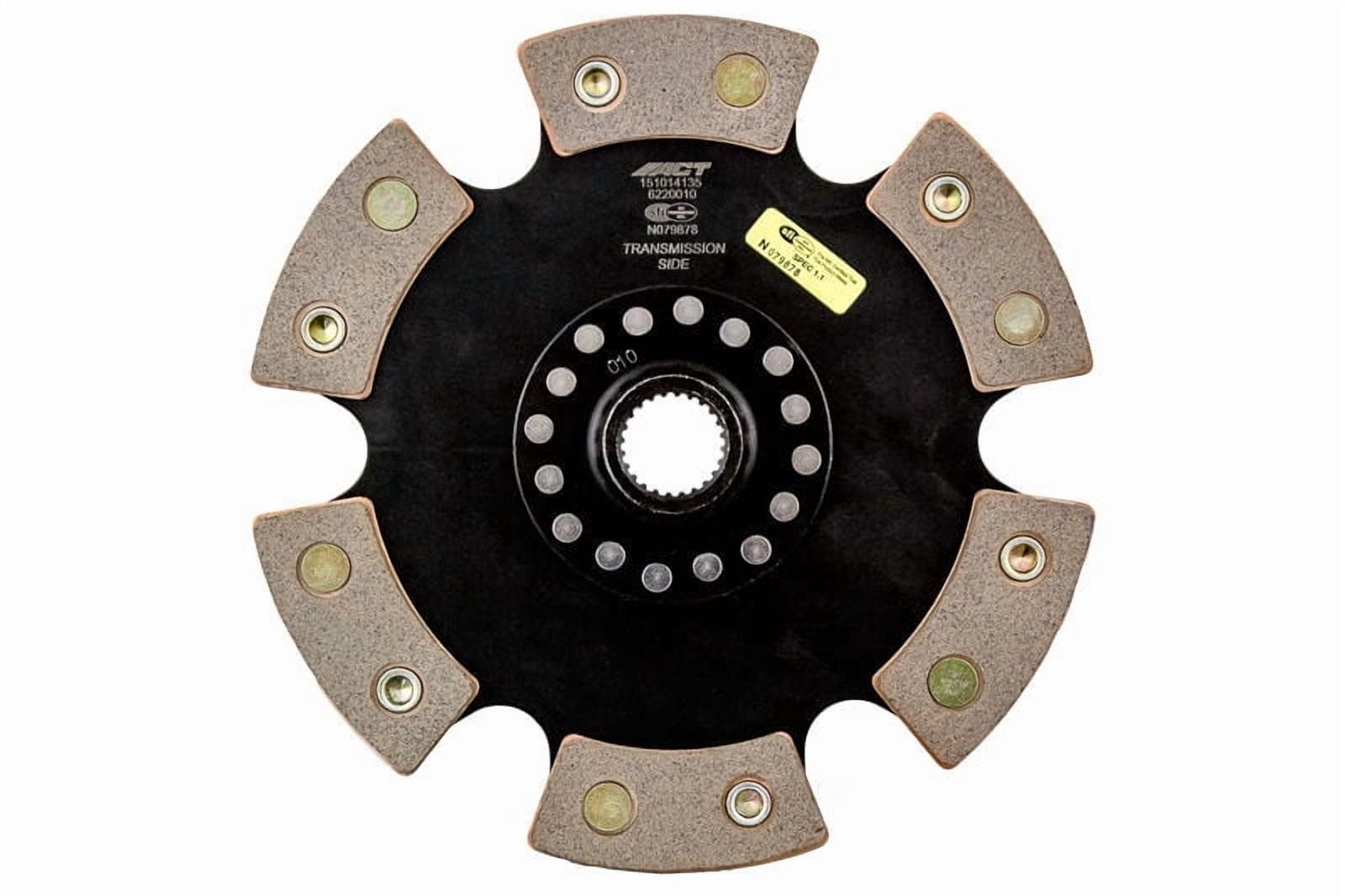 Advanced Clutch 6220010 6 Pad Rigid Race Disc