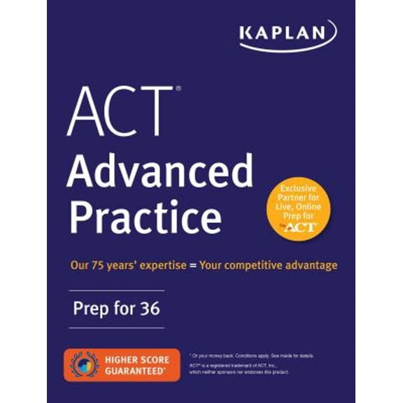 Pre-Owned ACT Advanced Practice: Prep for 36 (Paperback) 1506223273 9781506223278