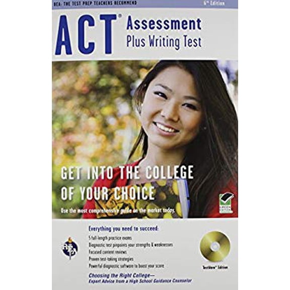 Pre-Owned ACT Assessment plus Writing Test w/CD-ROM 6th Ed. (SAT PSAT ACT (College Admission) Prep) (Paperback) 0738608076 9780738608075