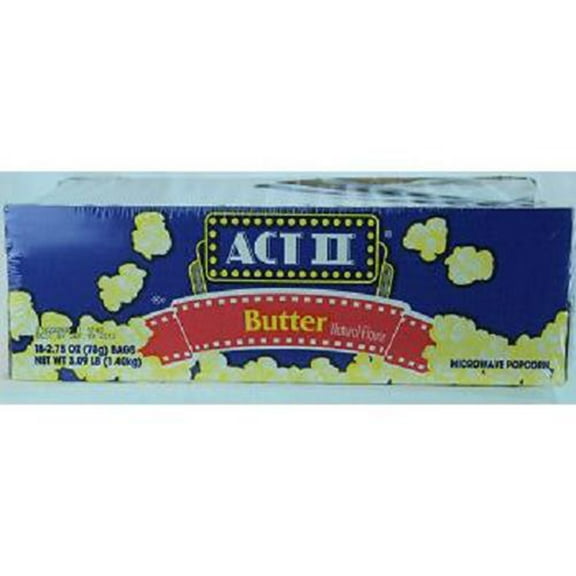 ACT II POPCORN BUTTER 2.75 oz Each ( 18 in a Pack )