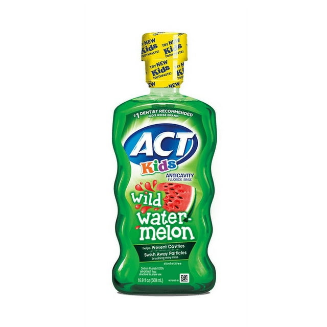 ACT Kids Anti-Cavity Wild Watermelon Fluoride Mouthwash