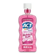 ACT Kids Anticavity Fluoride Mouthwash, Bubble Gum, 16.9 fl. oz.