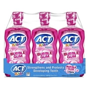 ACT Kids Bubblegum Blowout Anti Cavity Rinse 3 Count 16.9 oz.