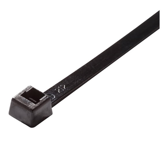 ACT Light Heavy-Duty Cable Ties, 14", UV Black, 50/Pkg (AL-14-120-0-L)