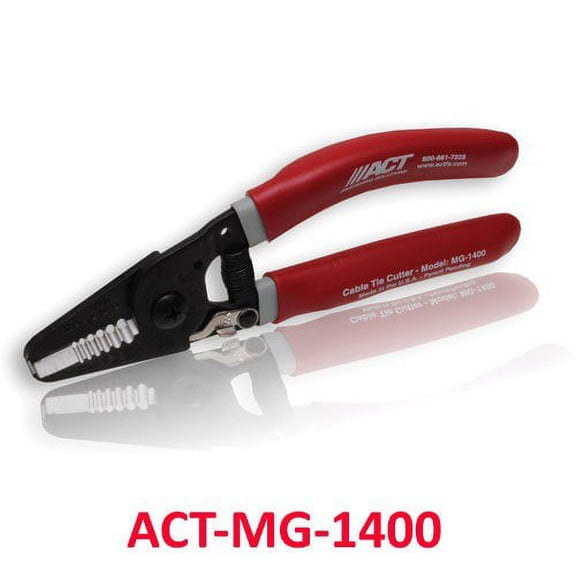 ACT MG-1400 Bundled Wire Cable Tie Cutter w/ 12-22AWG Wire Stripper