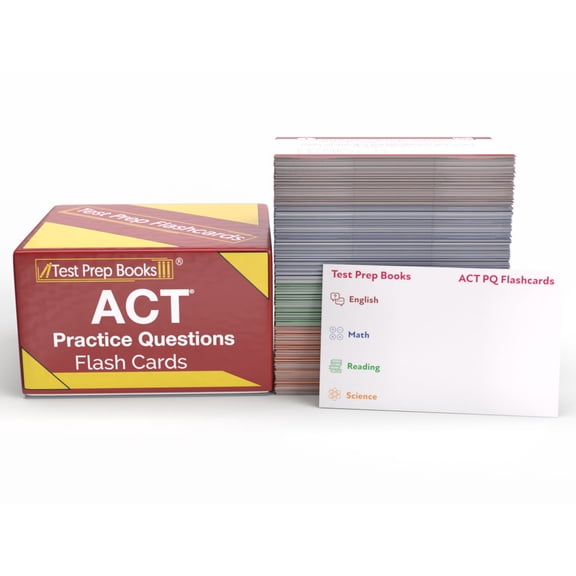 ACT Practice Question Study Cards: ACT Prep 2026-2027 with Practice Test Questions [2nd Edition]