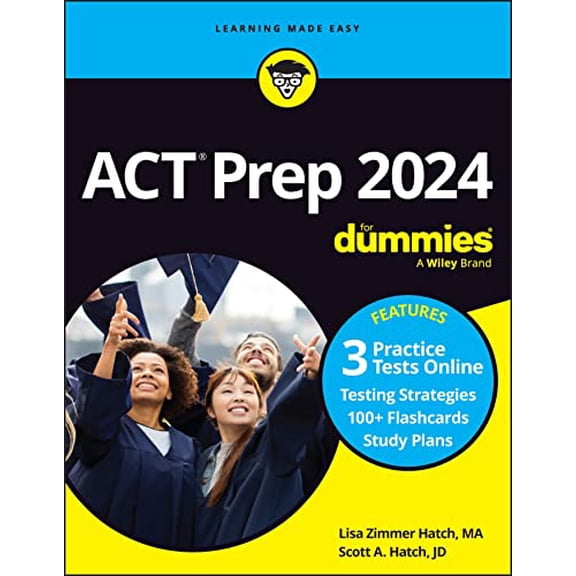 Pre-Owned ACT Prep 2024 for Dummies with Online Practice (Paperback) 1394183429 9781394183425