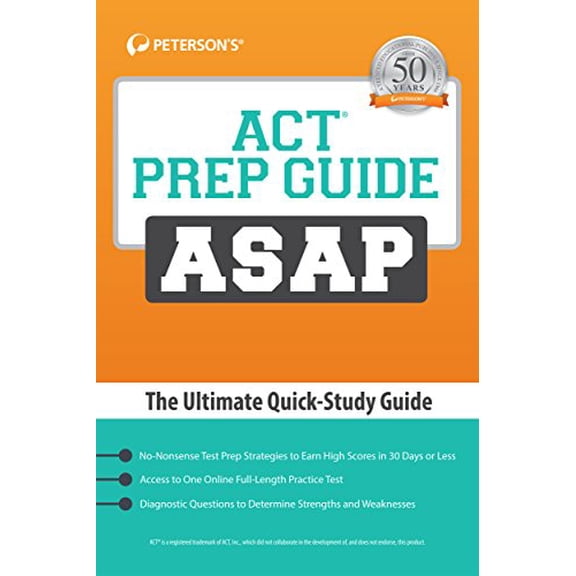 Pre-Owned ACT Prep Guide ASAP (Paperback) 0768941210 9780768941210