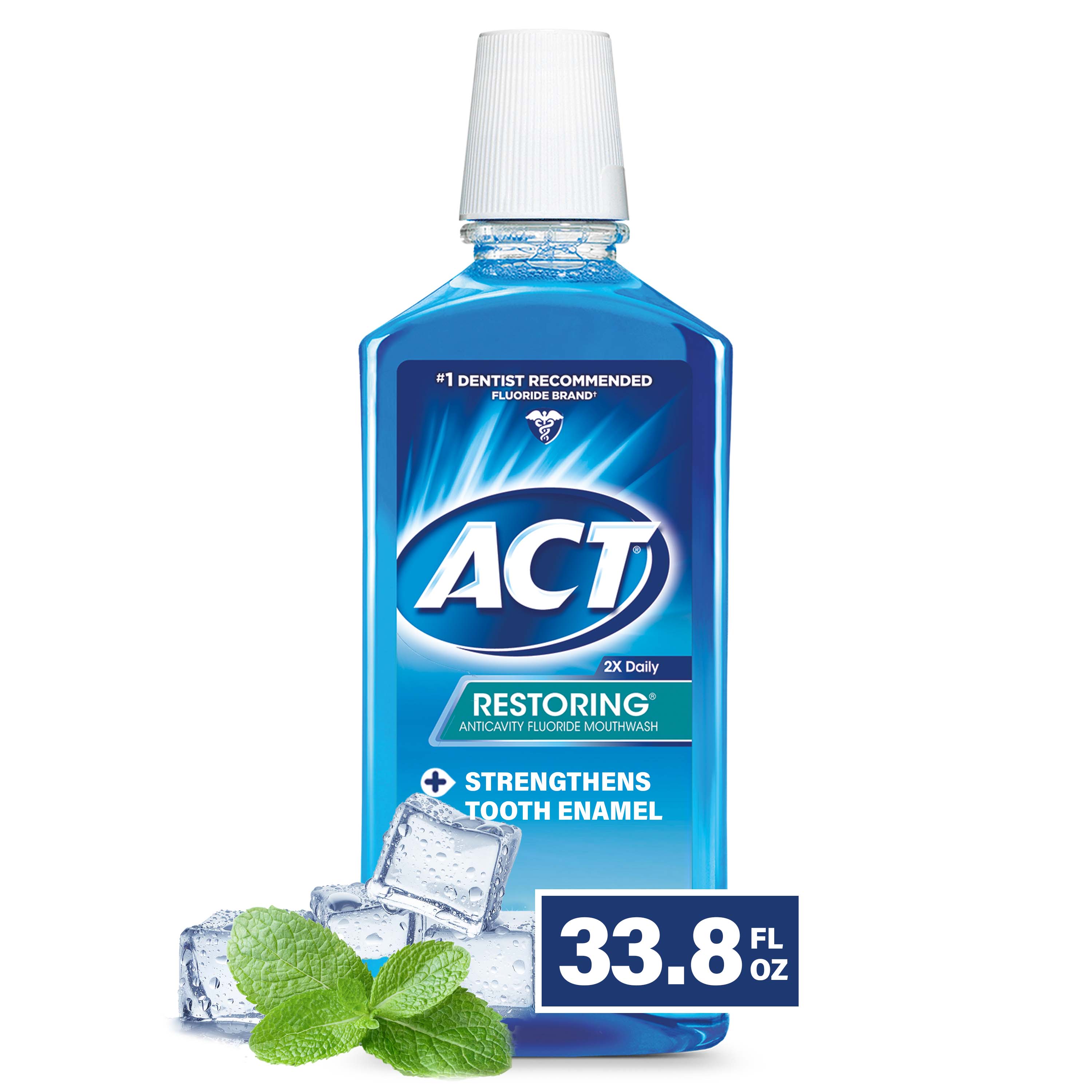 Crest Gum Care Mouthwash, Cool Wintergreen, 1L (33.8 fl oz)