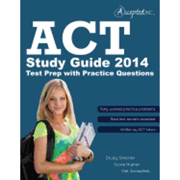 Pre-Owned ACT Study Guide: ACT Test Prep with Practice Questions (Paperback) 0985621494 9780985621490