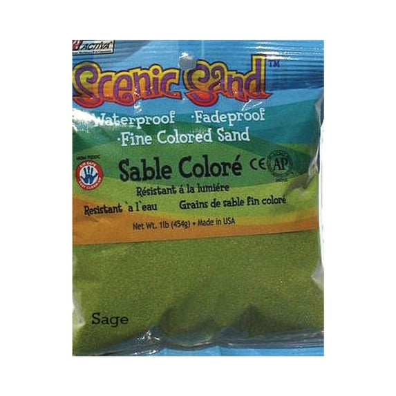 ACTÍVA 1 lb. Bag of Sage Colored Sand - Scenic Sand