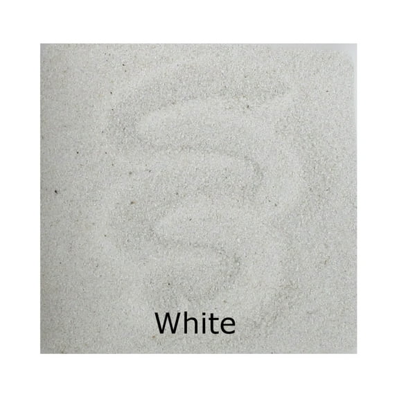 ACTÍVA 25 lb. Bag of White Scenic Sand - Bulk Colored Sand
