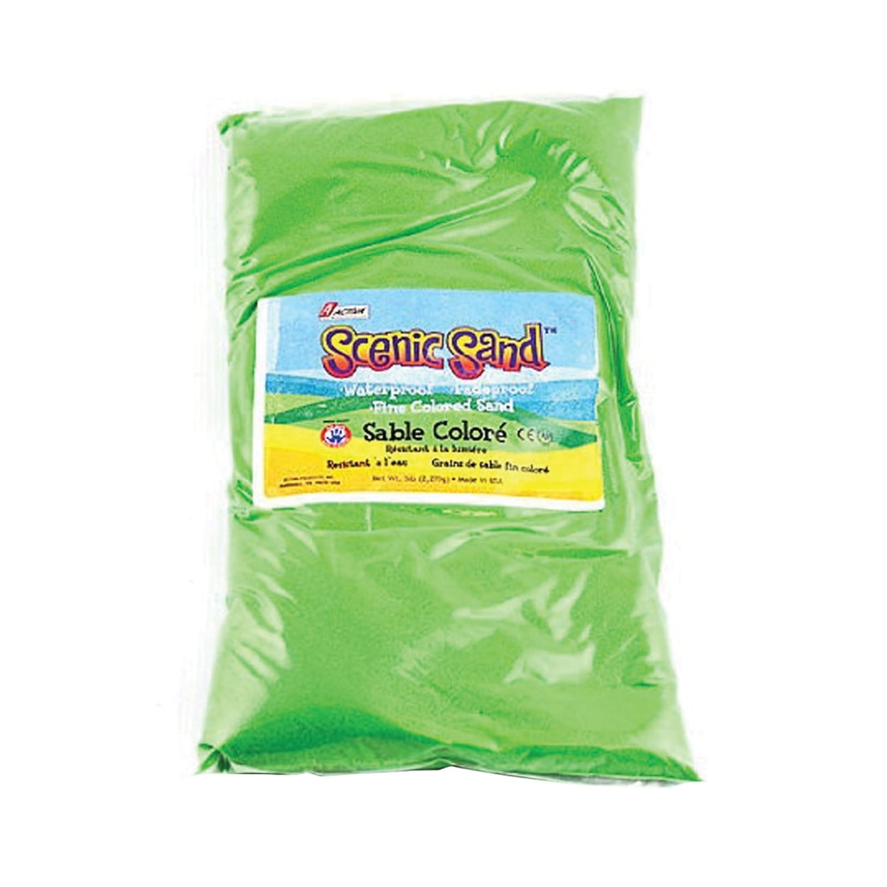 ACTÍVA 5 lb. Bag of Light Green Colored Sand Scenic Sand