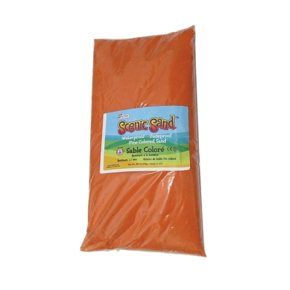 ACTÍVA 5 lb. Bag of Orange Colored Sand - Scenic Sand
