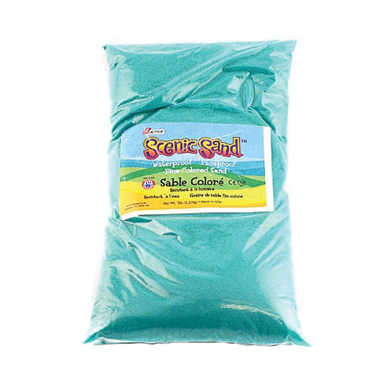 ACTÍVA 5 lb. Bag of Turquoise Colored Sand Scenic Sand