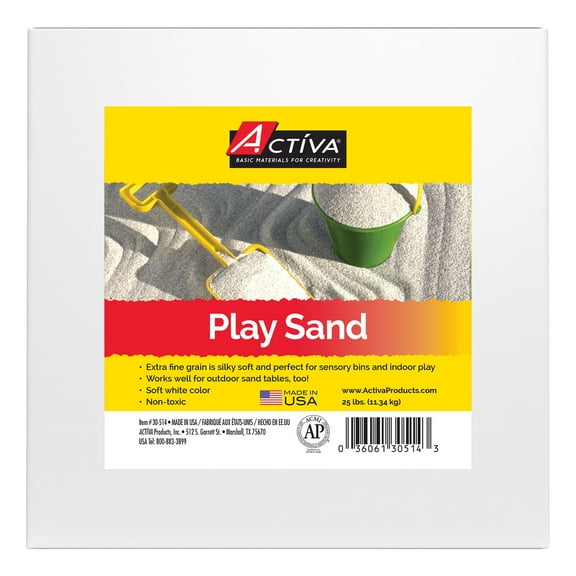 ACTVA White Play Sand - 25 LB Box