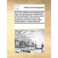 thumbnail image 1 of An ACT for Widening and Repairing the High Road Leading from Northallerton, to the South Wall of the Church Yard of the Town of Thirsk, and from the S Paperback, 1 of 1