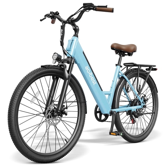 ACTBEST Electric Bike for Adults/Woman, Cores 27.5" Electric Bike Up to 70 Miles Long Range, with 500W Motor, 48V 12Ah Removable Battery, 7-Speed Mountain E Bike