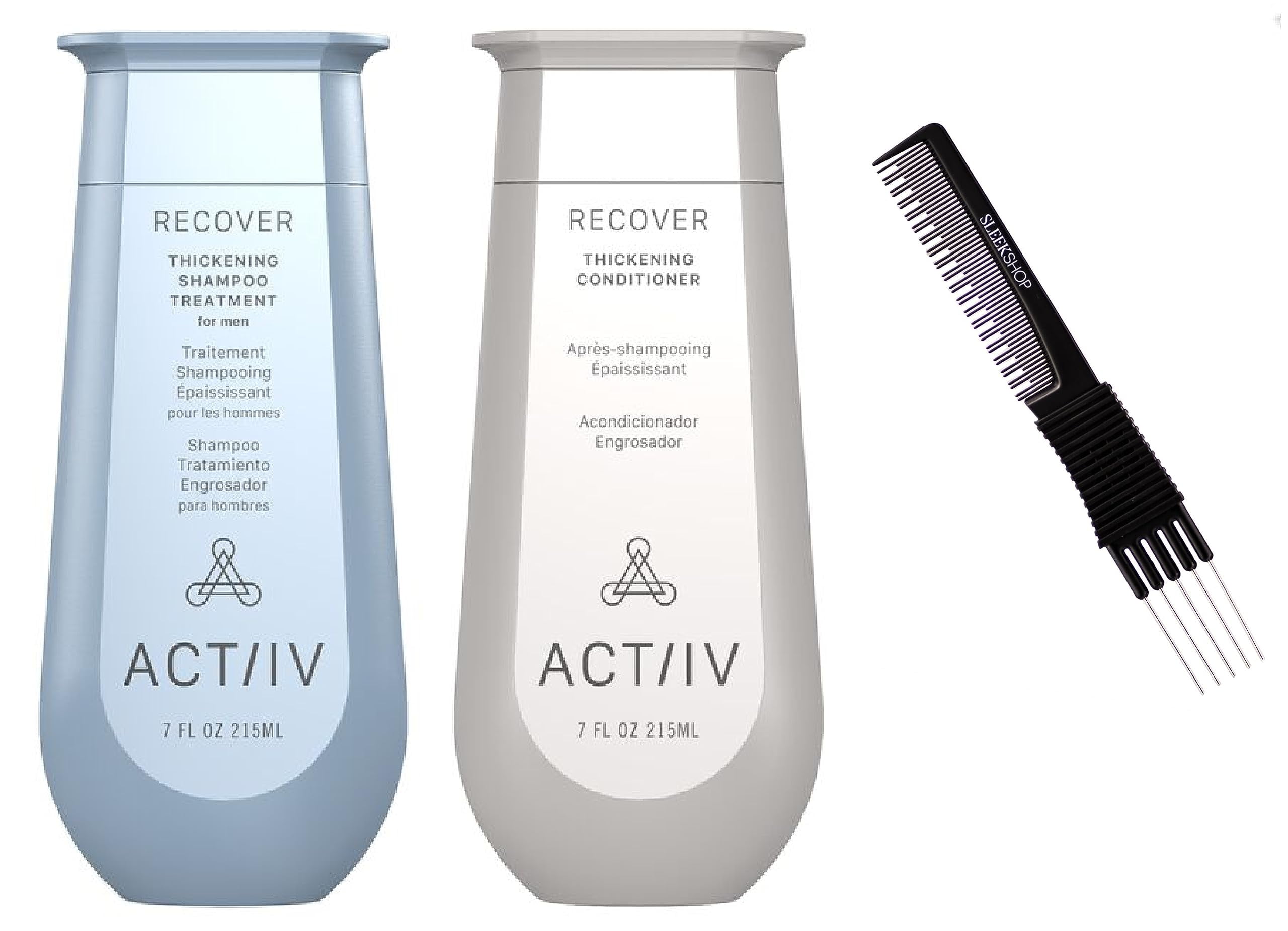 ACTIIV Recover Thickening Shampoo & Conditioner for Men, Duo Set, 7 oz