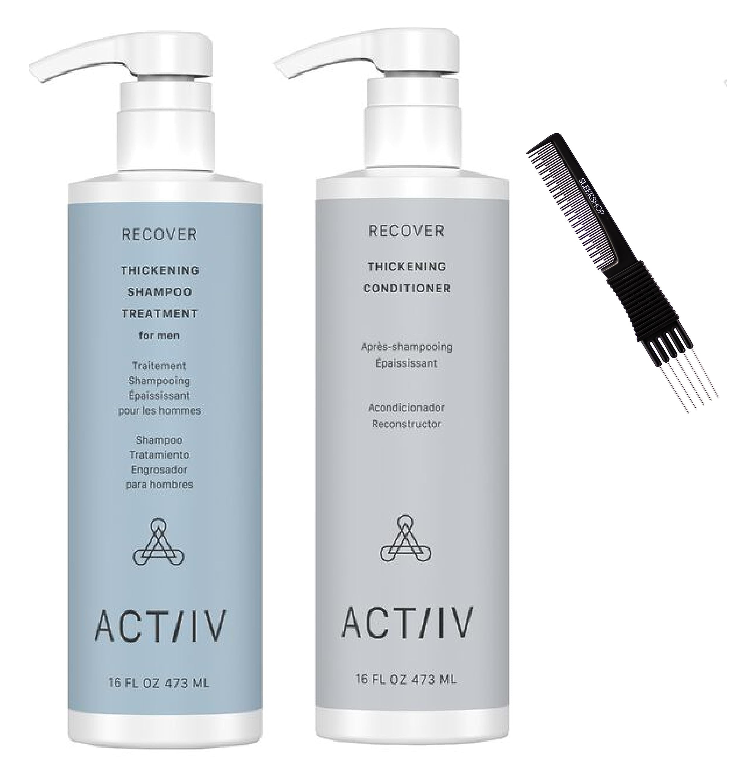 ACTIIV Hair Science Men's Thickening Shampoo & Conditioner Set