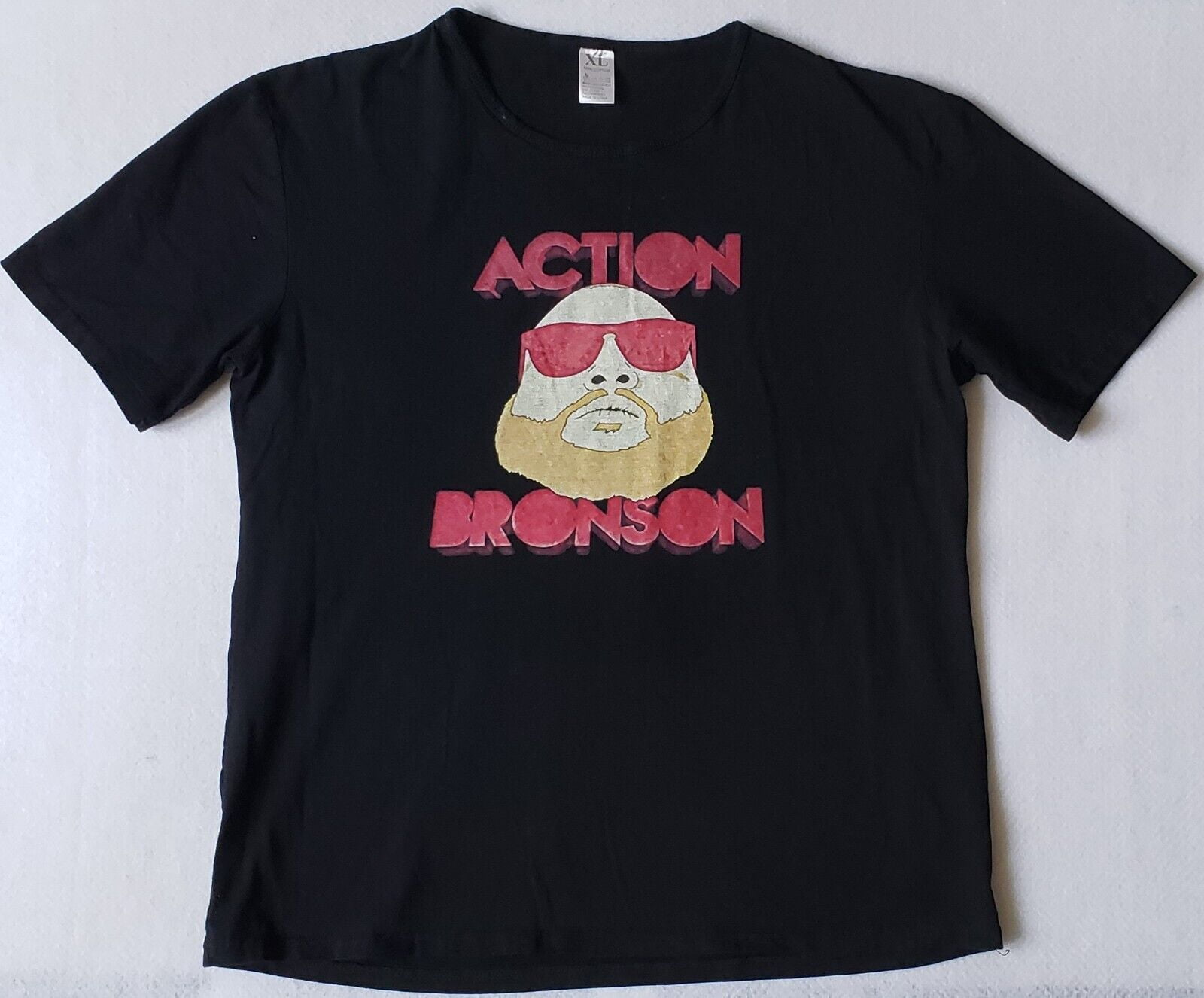 ACTION BRONSON Female Size XL Black TShirt