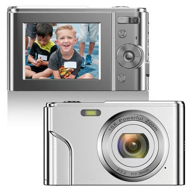 ACTITOP Portable Mini Digital Camera 1080P, 36MP, 16X Zoom for Kids