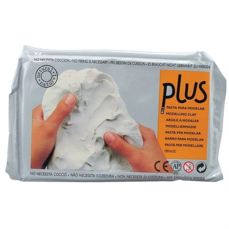 ACTIVA Plus Air-Dry Non-Toxic Self-Hardening Modelling Clay - White (2.2 lb)