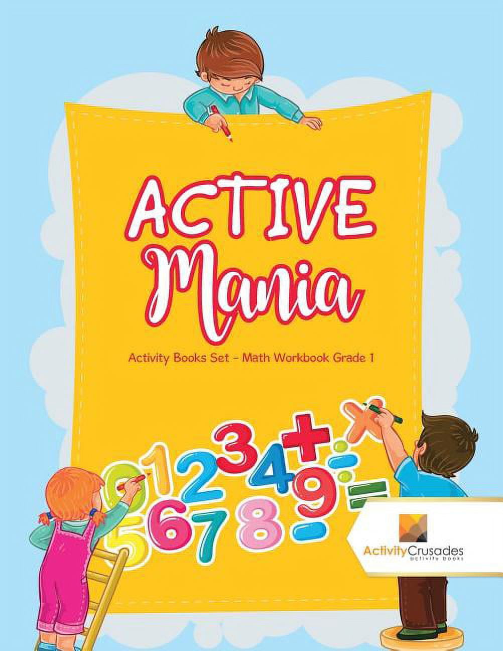 ACTIVE Mania: Activity Books Set - Math Workbook Grade 1, (Paperback)